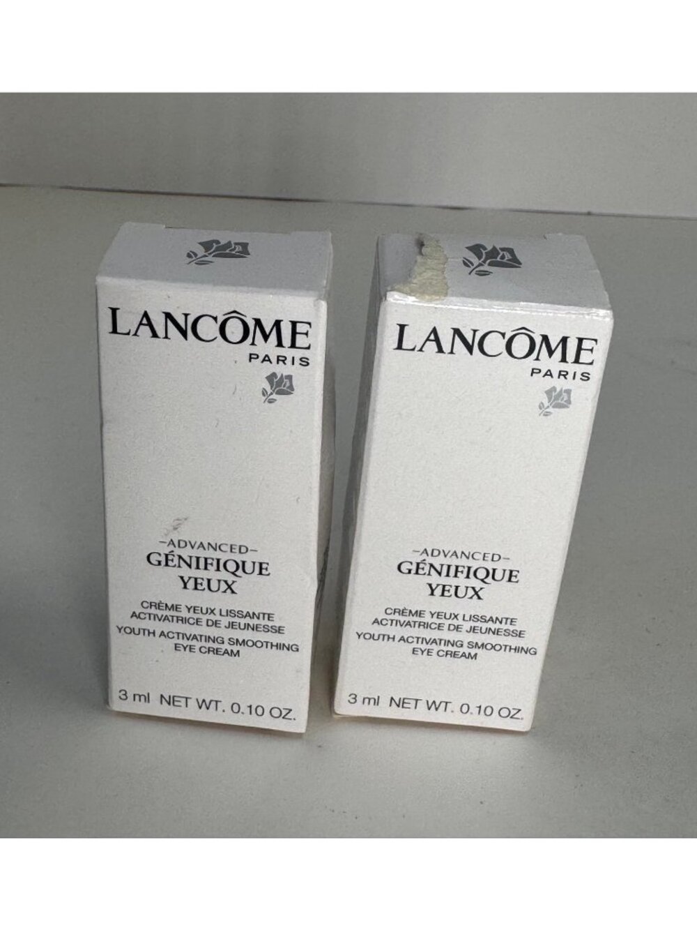 Lancome Advanced Génifique Youth Activating Smoothing Eye Cream 0.10 OZ 3 mL New